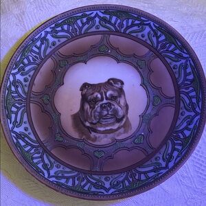 Decorative Bulldog Plate